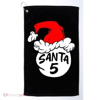 Matching Family Group Santa Hat 5 Golf Towel