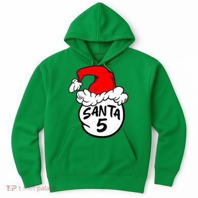 Matching Family Group Santa Hat 5 Hoodie