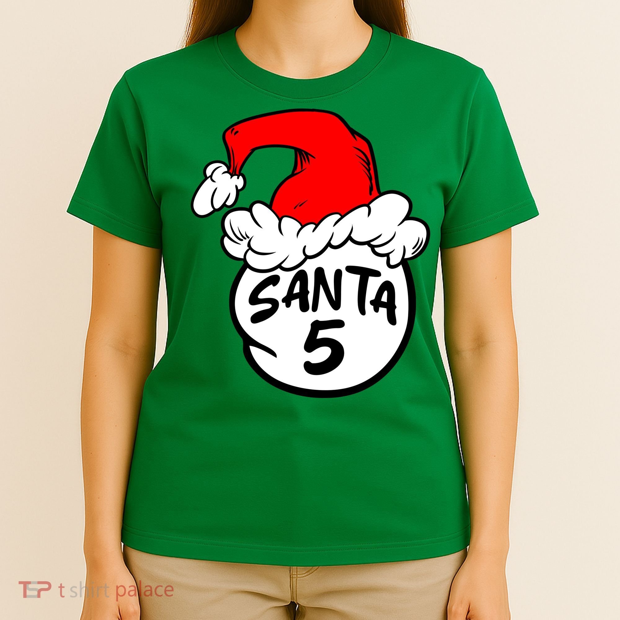 Matching Family Group Santa Hat 5 T-Shirt