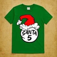 Matching Family Group Santa Hat 5 T-Shirt thumb 5