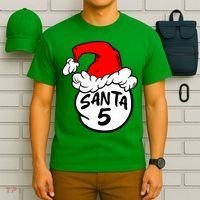 Matching Family Group Santa Hat 5 T-Shirt thumb 6