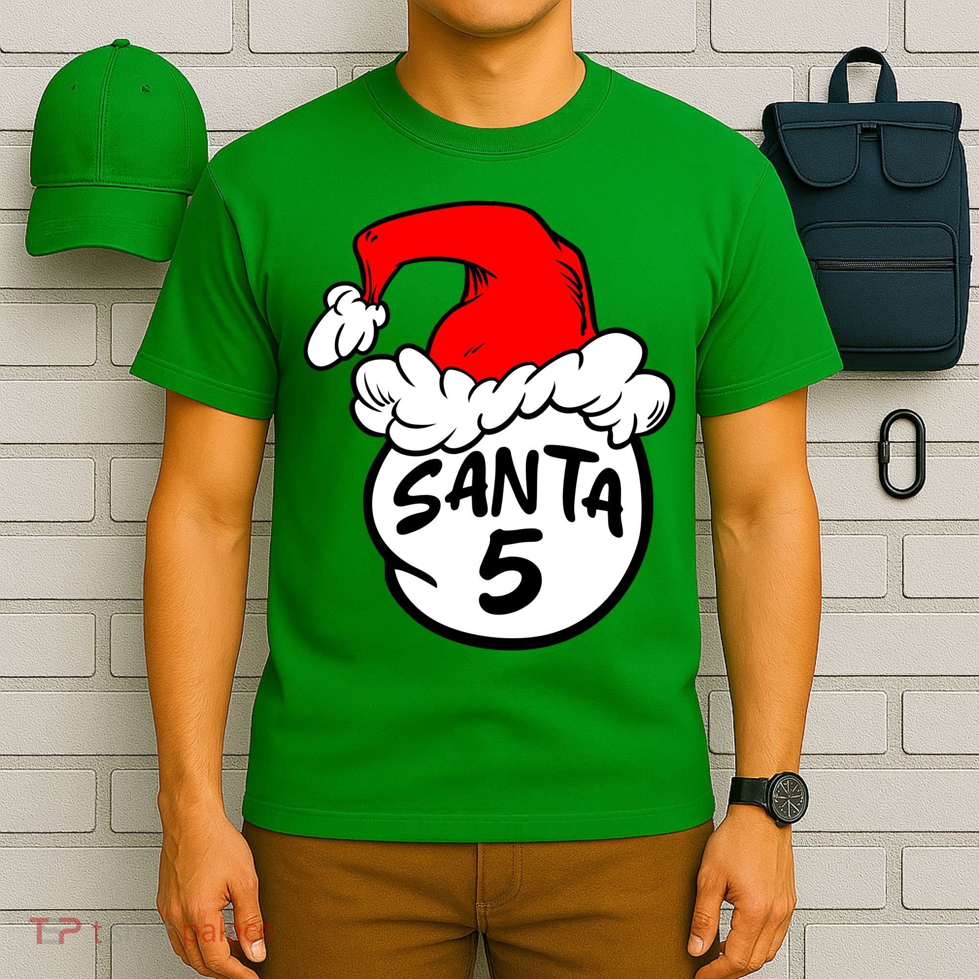 Matching Family Group Santa Hat 5 T-Shirt