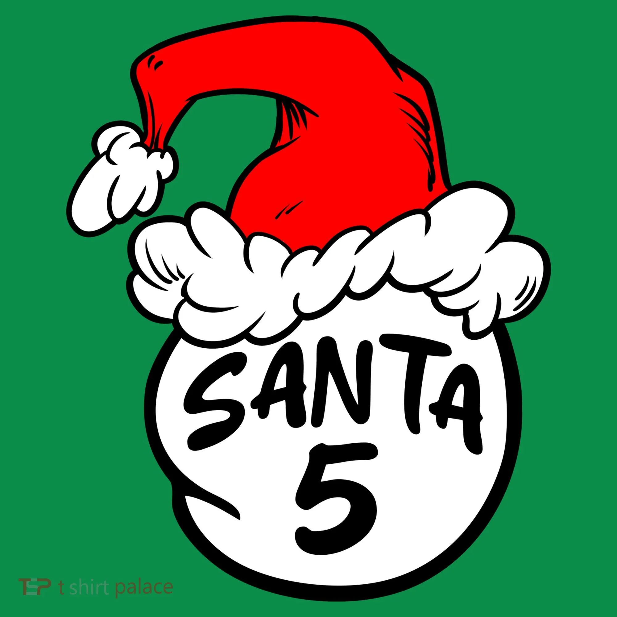 Matching Family Group Santa Hat 5 Ornament