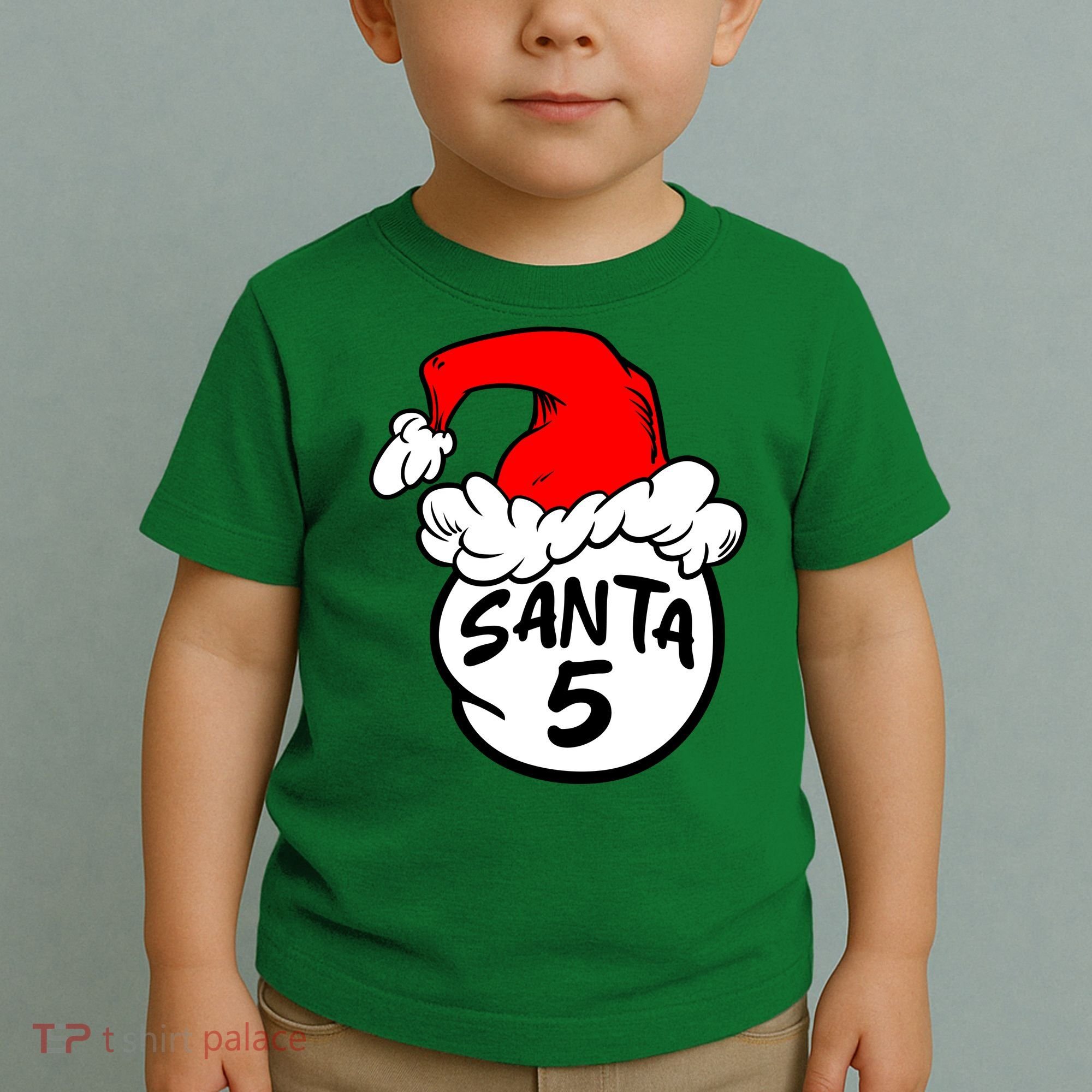 Matching Family Group Santa Hat 5 Toddler T-Shirt