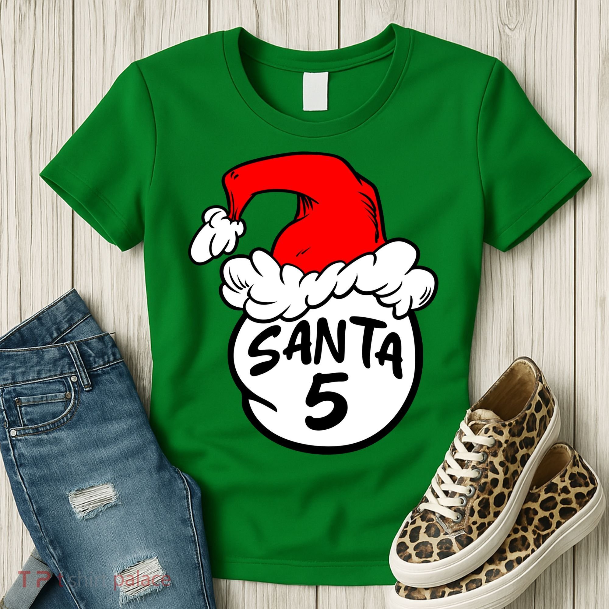 Matching Family Group Santa Hat 5 Women's T-Shirt