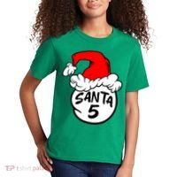 Matching Family Group Santa Hat 5 Kids T-Shirt thumb 2