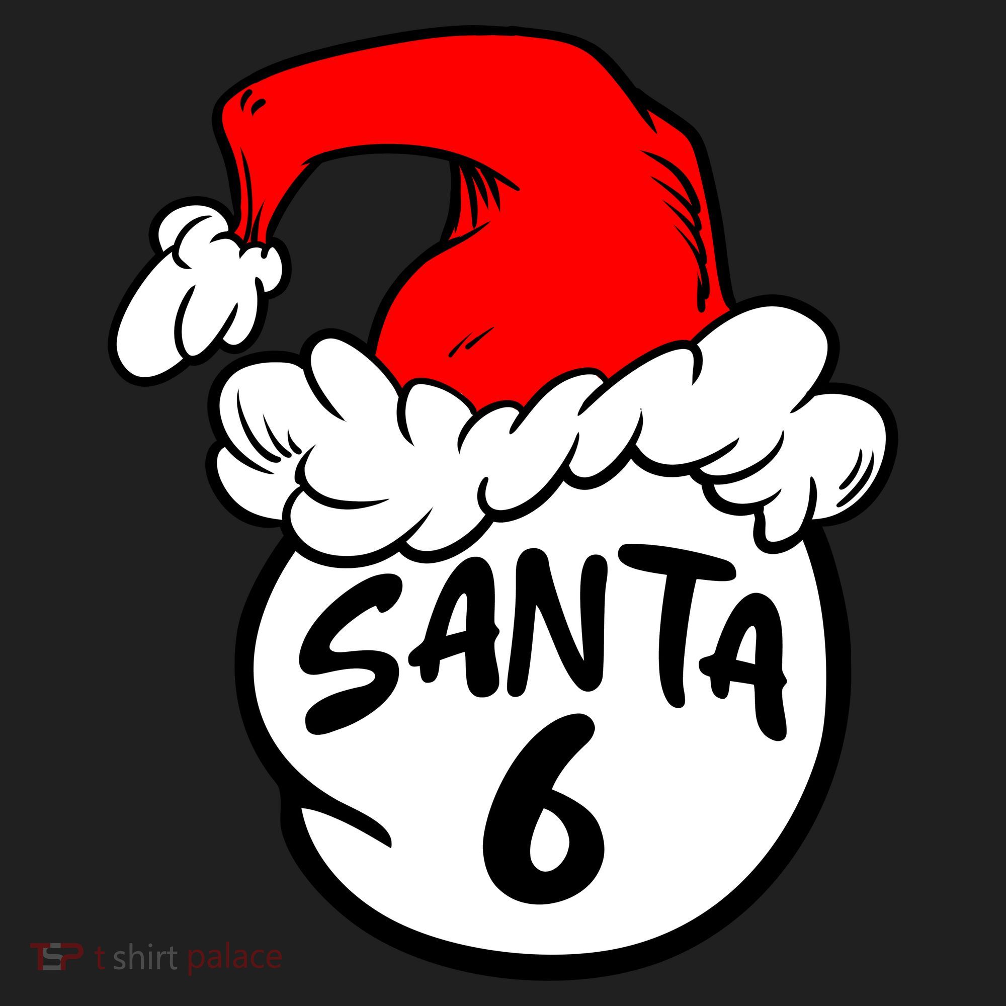 Matching Family Group Santa Hat 6 Golf Towel
