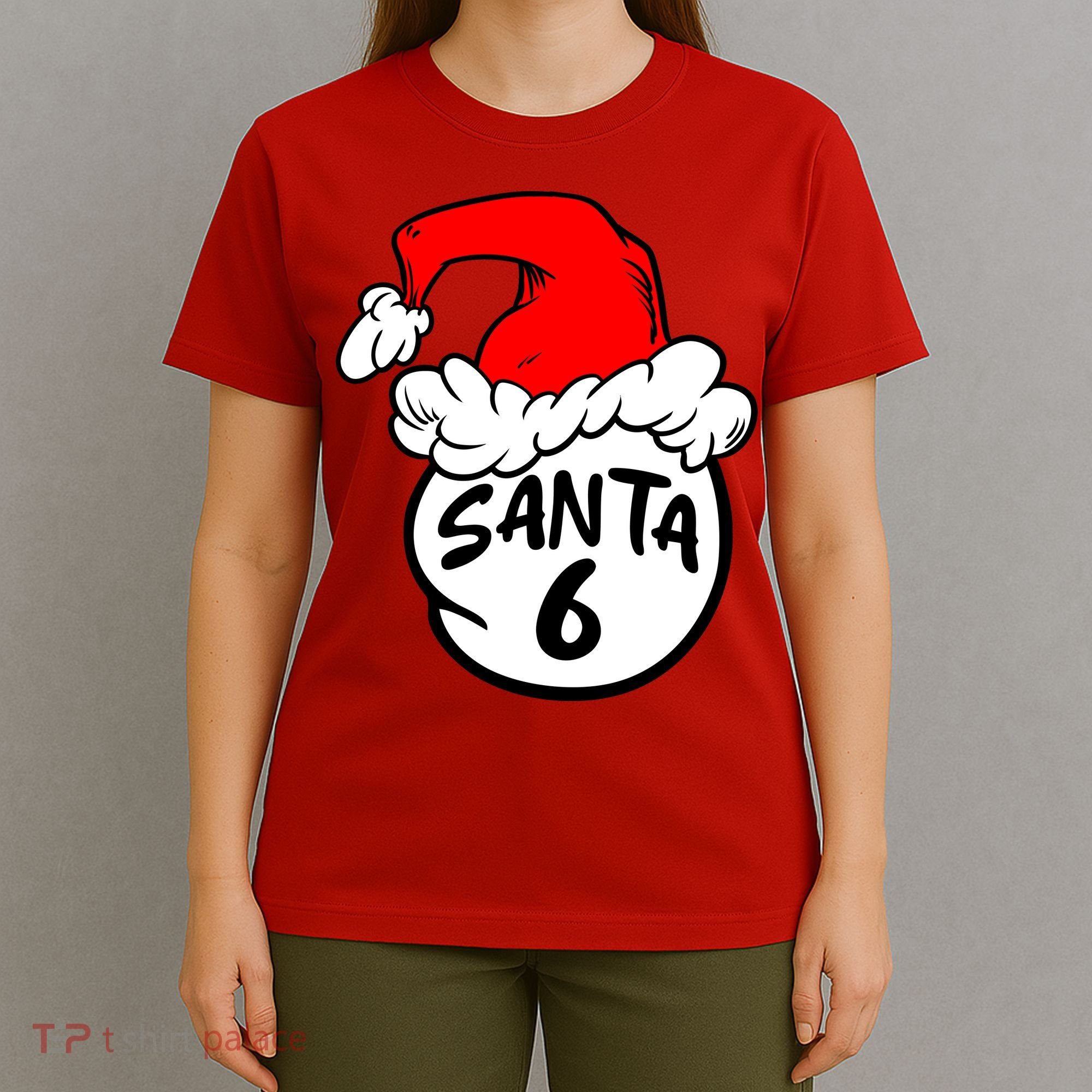 Matching Family Group Santa Hat 6 T-Shirt