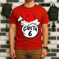 Matching Family Group Santa Hat 6 T-Shirt thumb 6