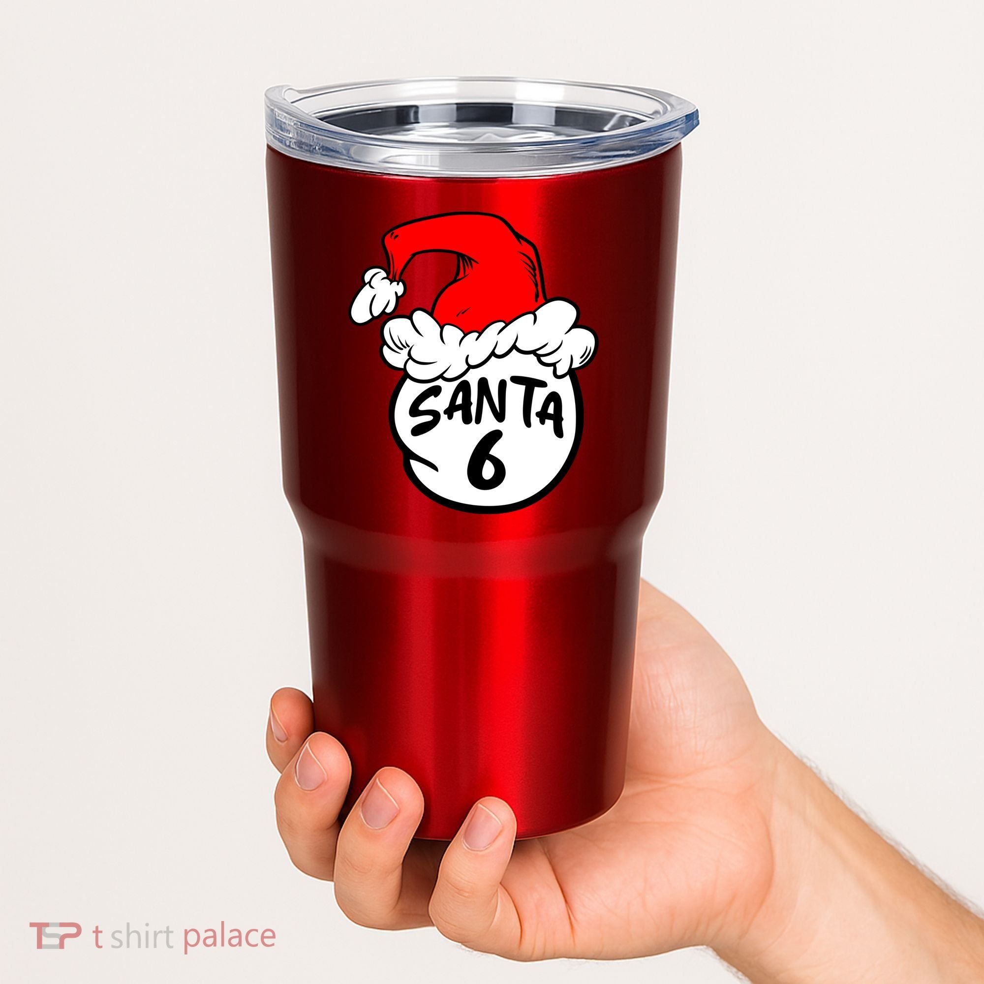 Matching Family Group Santa Hat 6 Tumbler