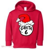 Matching Family Group Santa Hat 6 Toddler Hoodie thumb 0