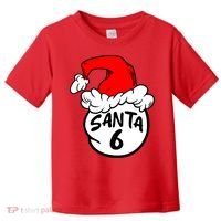 Matching Family Group Santa Hat 6 Toddler T-Shirt thumb 0
