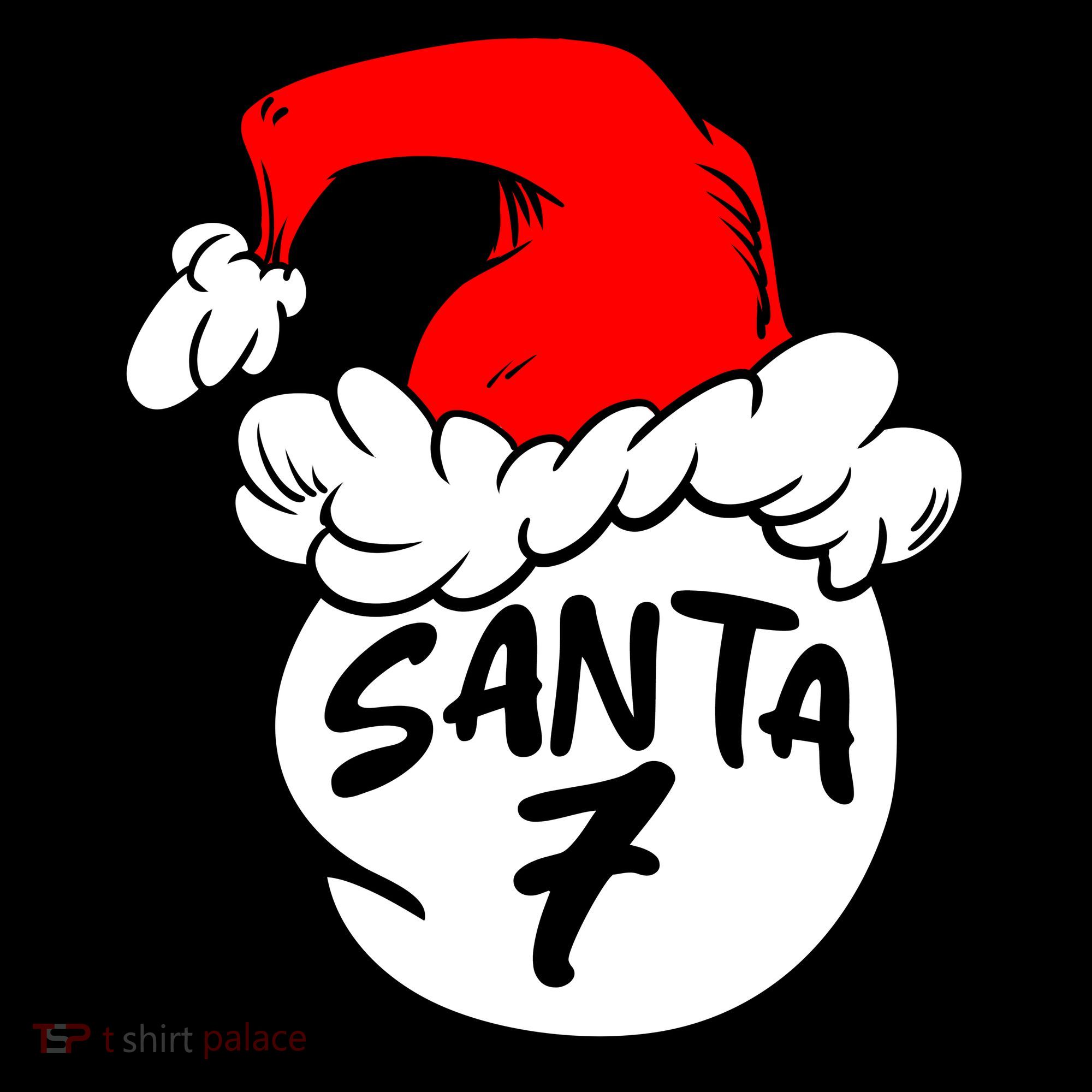 Matching Family Group Santa Hat 7 Women's Hoodie