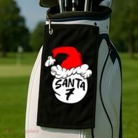 Matching Family Group Santa Hat 7 Golf Towel thumb 2