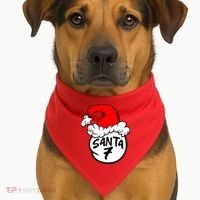 Matching Family Group Santa Hat 7 USA-Made Doggie Bandana thumb 1