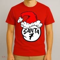Matching Family Group Santa Hat 7 T-Shirt thumb 3