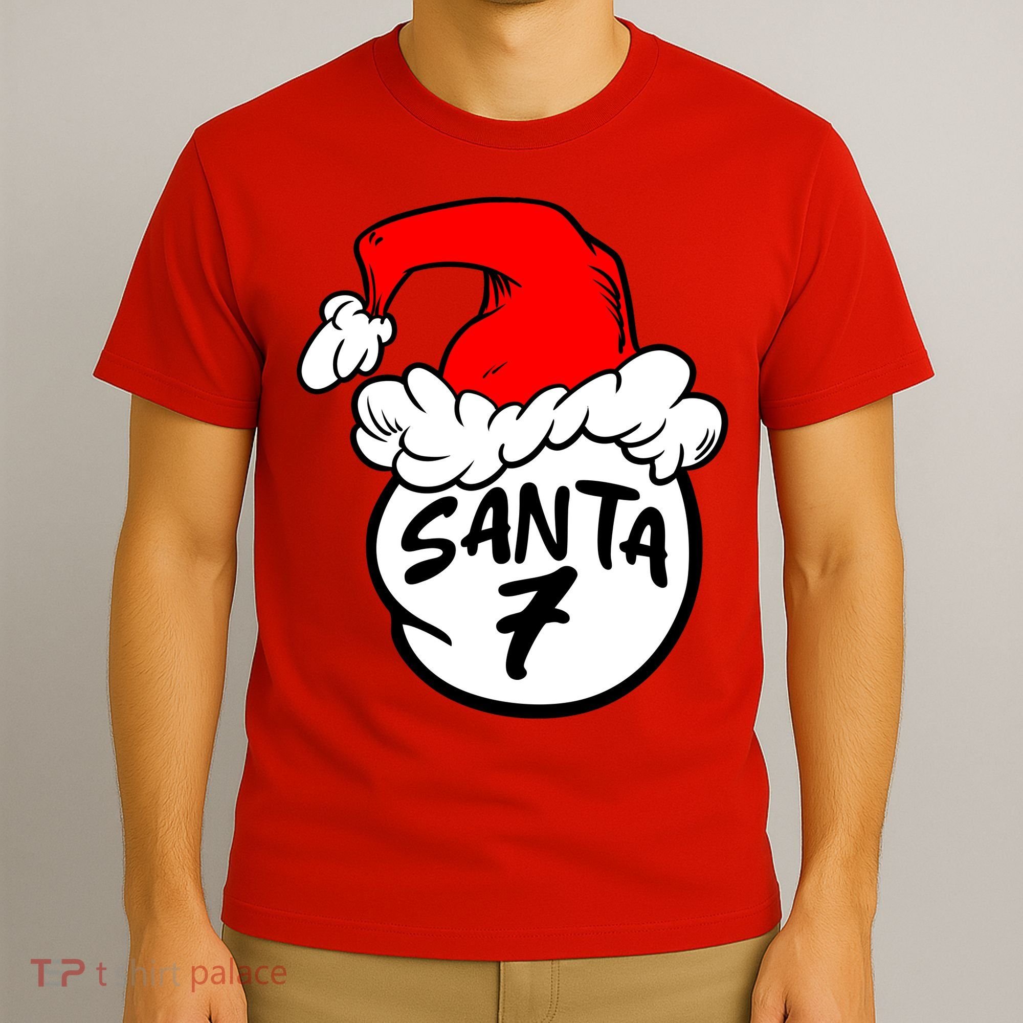Matching Family Group Santa Hat 7 T-Shirt