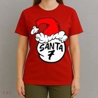 Matching Family Group Santa Hat 7 T-Shirt thumb 4