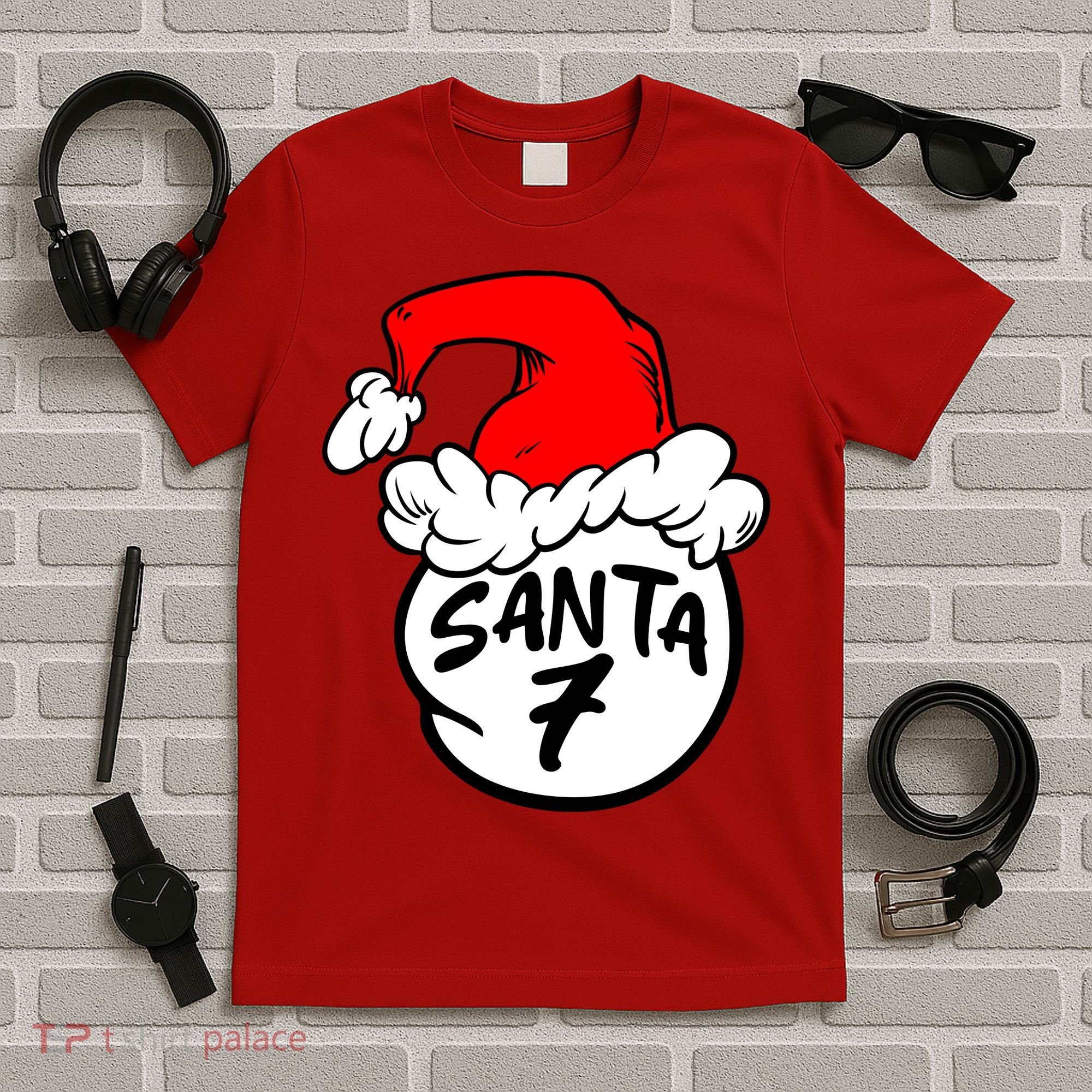 Matching Family Group Santa Hat 7 T-Shirt