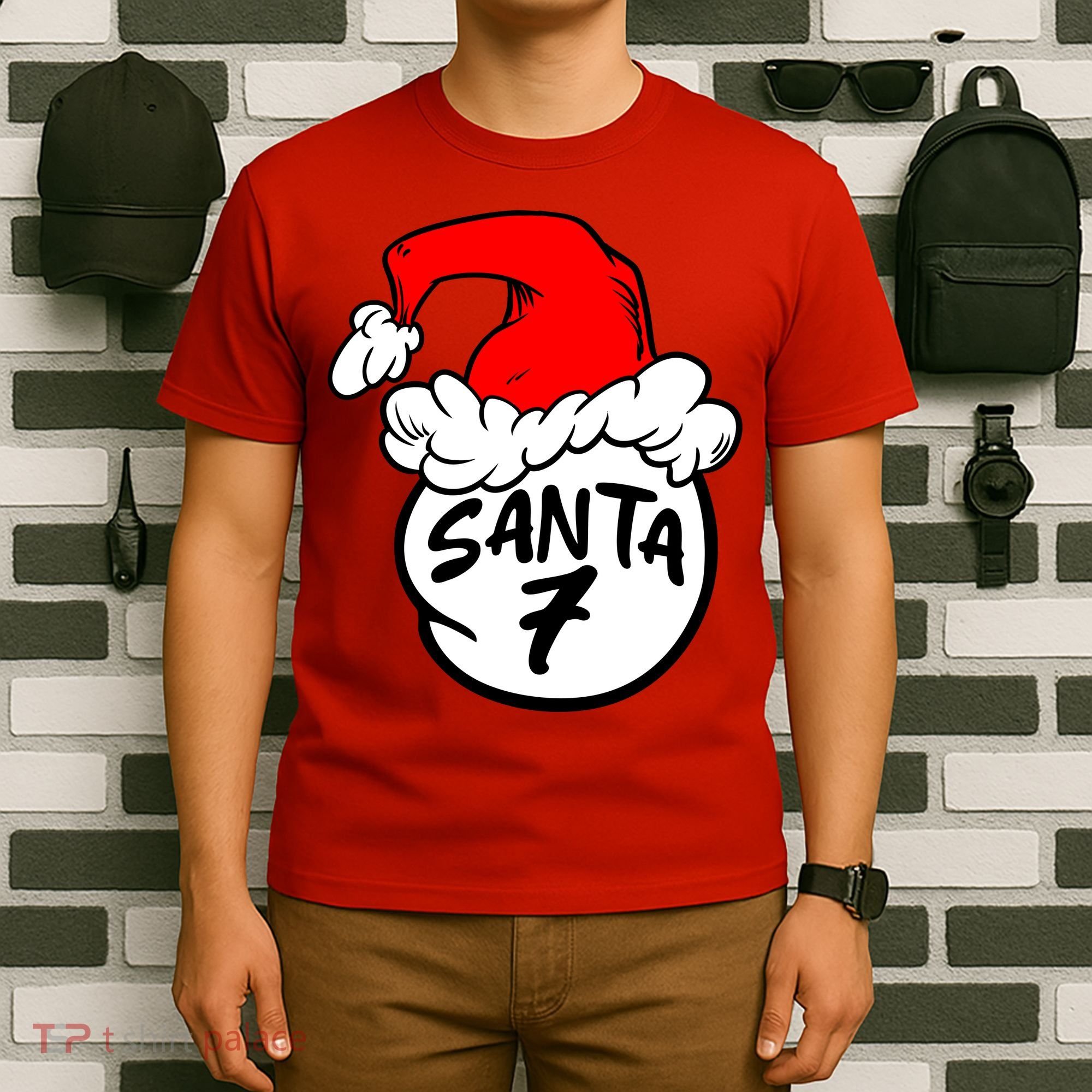 Matching Family Group Santa Hat 7 T-Shirt