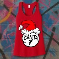 Matching Family Group Santa Hat 7 Women's Tank Top thumb 3