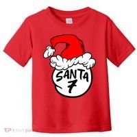 Matching Family Group Santa Hat 7 Toddler T-Shirt thumb 0