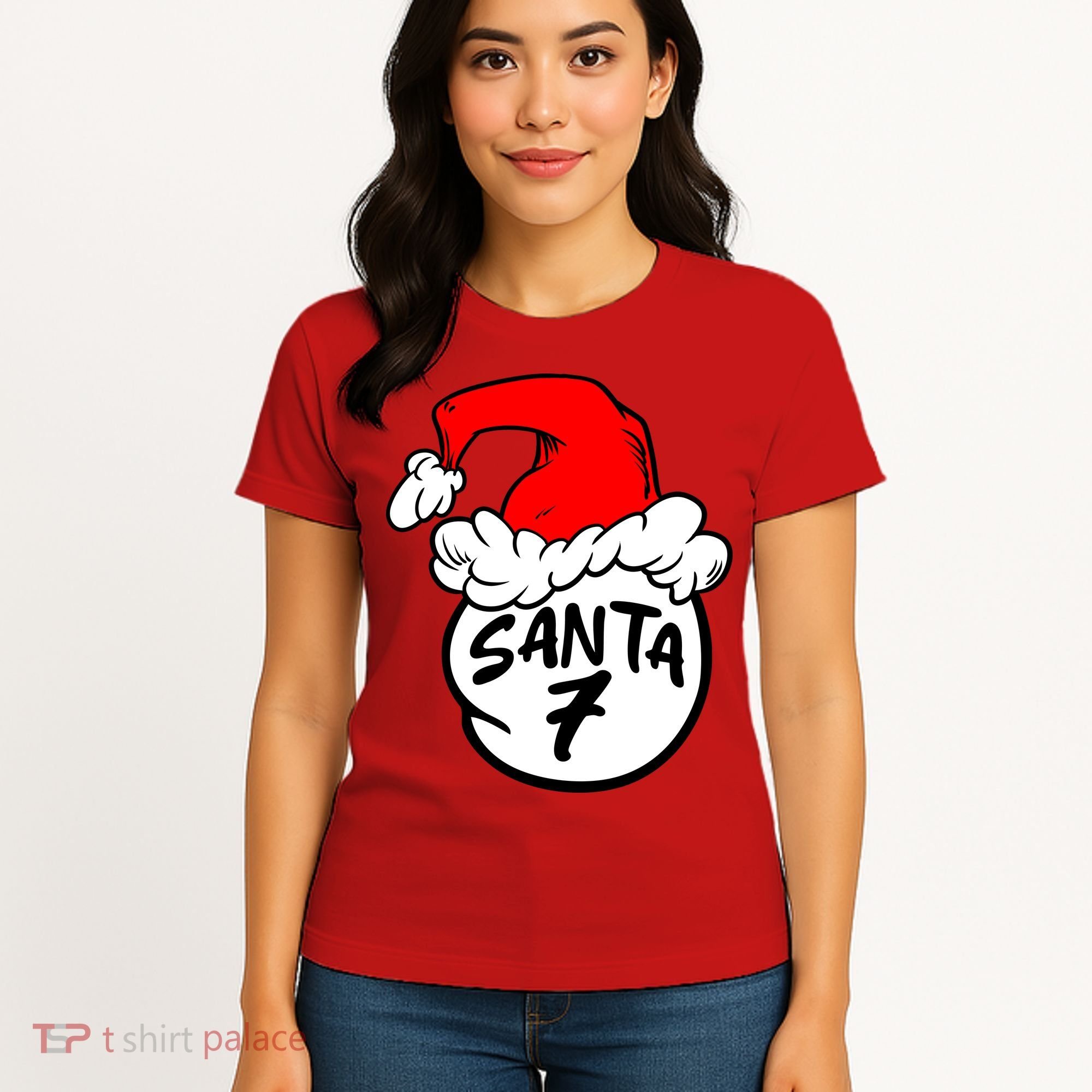 Matching Family Group Santa Hat 7 Women's T-Shirt