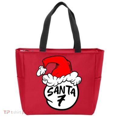 Matching Family Group Santa Hat 7 Tote Bag