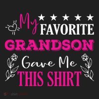 My Favorite Grandson Gave Me This Gift Grandparents Beanie thumb 2