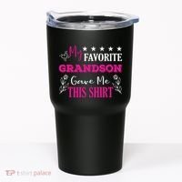 My Favorite Grandson Gave Me This Gift Grandparents Tumbler thumb 0