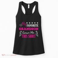 My Favorite Grandson Gave Me This Gift Grandparents Women's Tank Top thumb 0