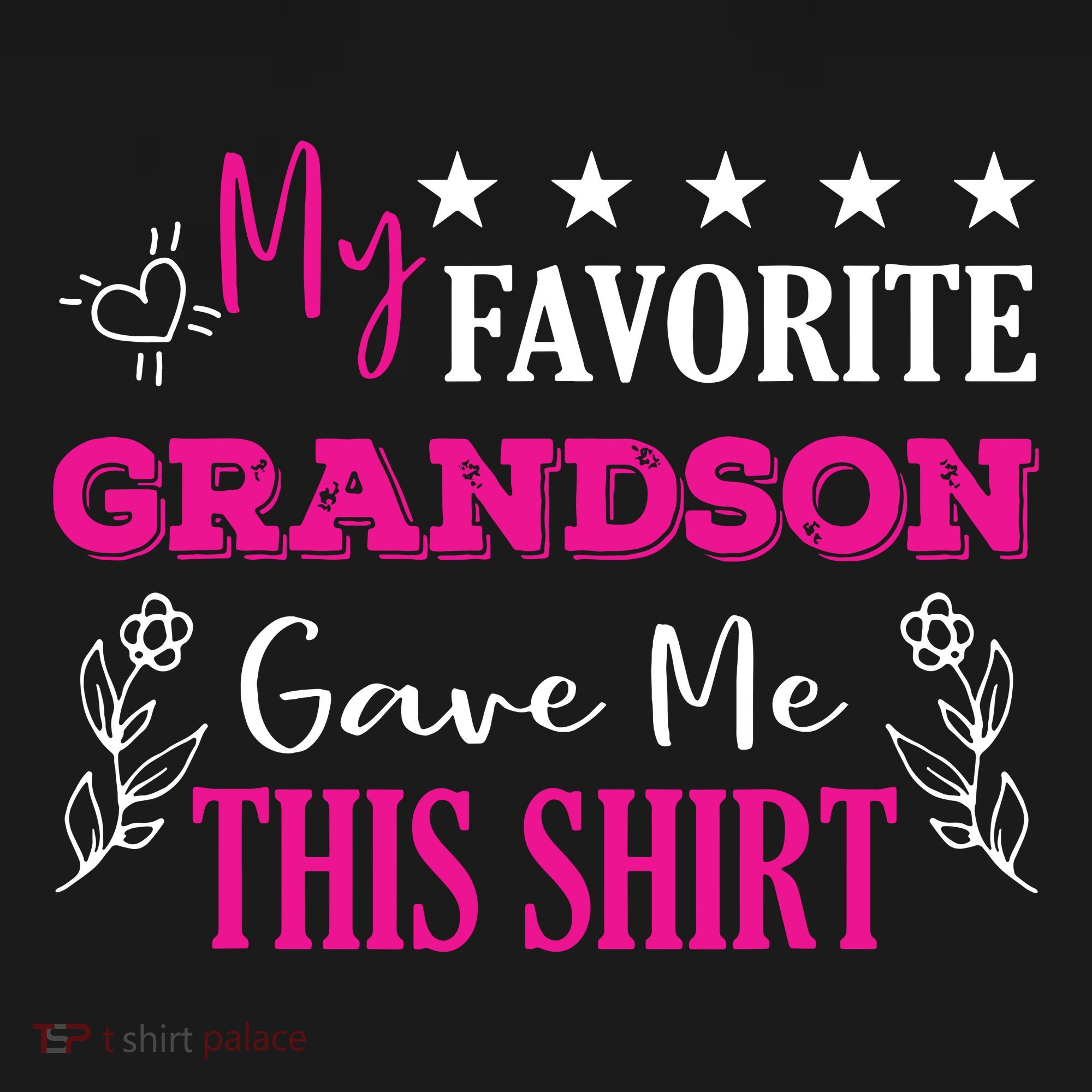 My Favorite Grandson Gave Me This Gift Grandparents Women's Tank Top