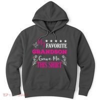 My Favorite Grandson Gave Me This Gift Grandparents Hoodie thumb 0