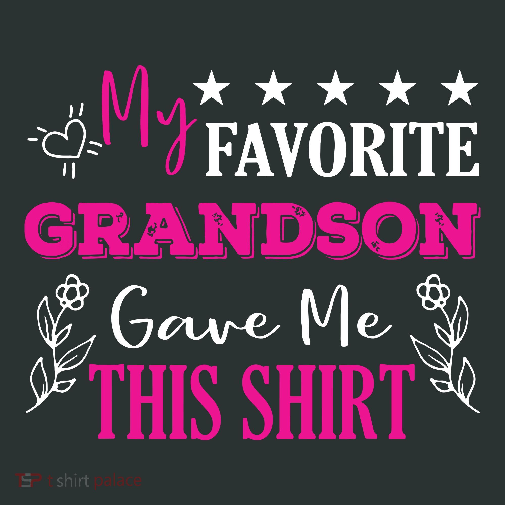 My Favorite Grandson Gave Me This Gift Grandparents Hoodie