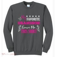 My Favorite Grandson Gave Me This Gift Grandparents Sweatshirt thumb 0