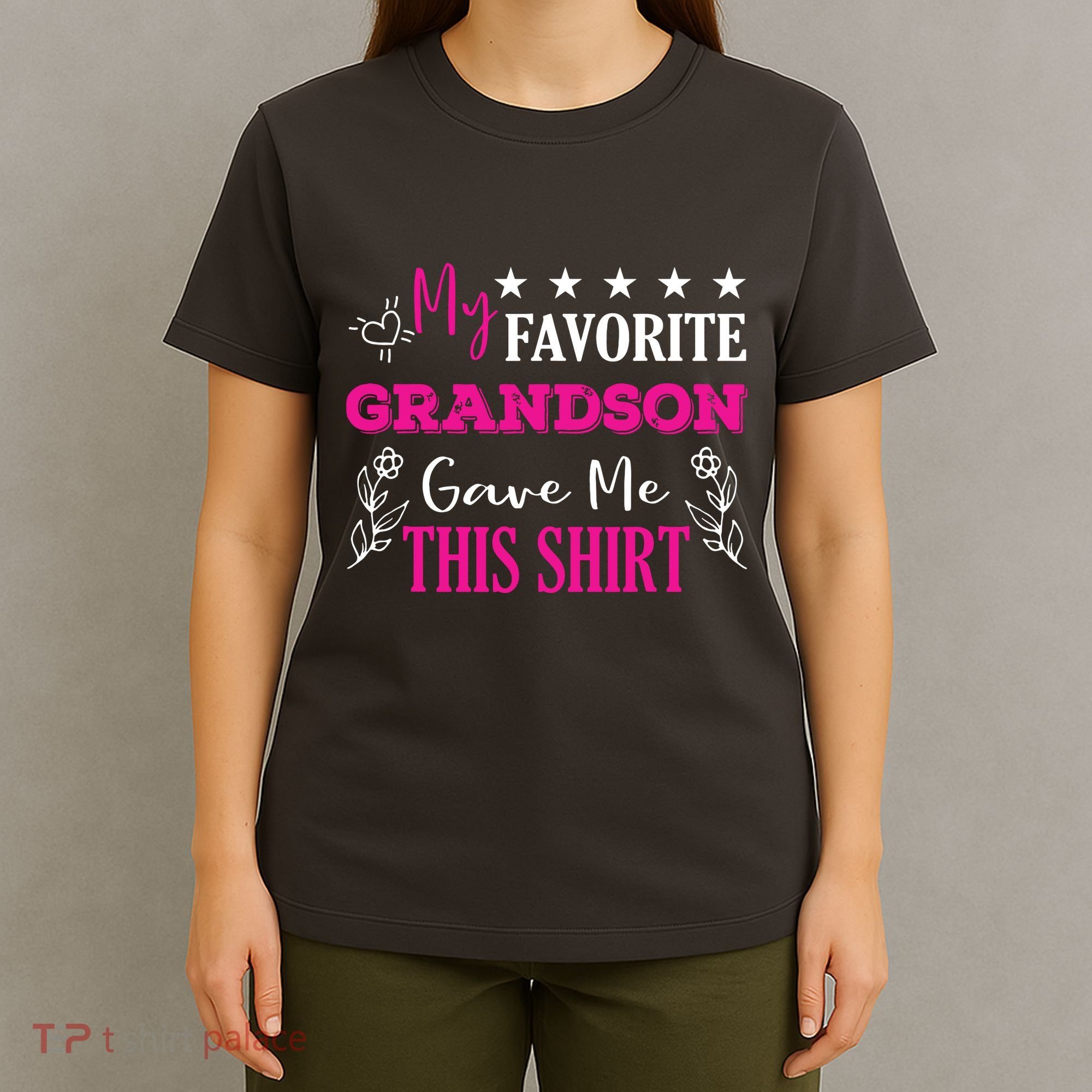 My Favorite Grandson Gave Me This Gift Grandparents T-Shirt