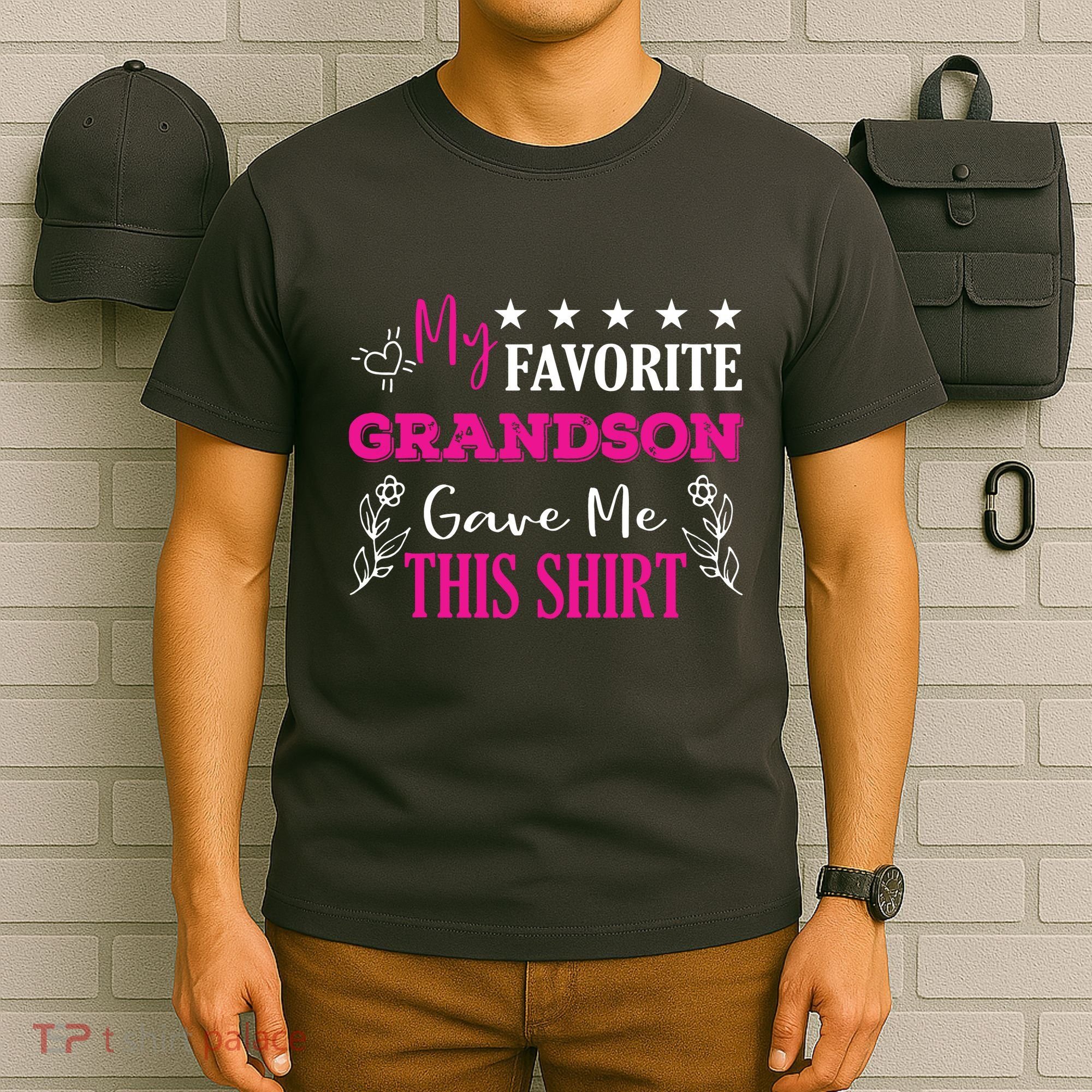My Favorite Grandson Gave Me This Gift Grandparents T-Shirt