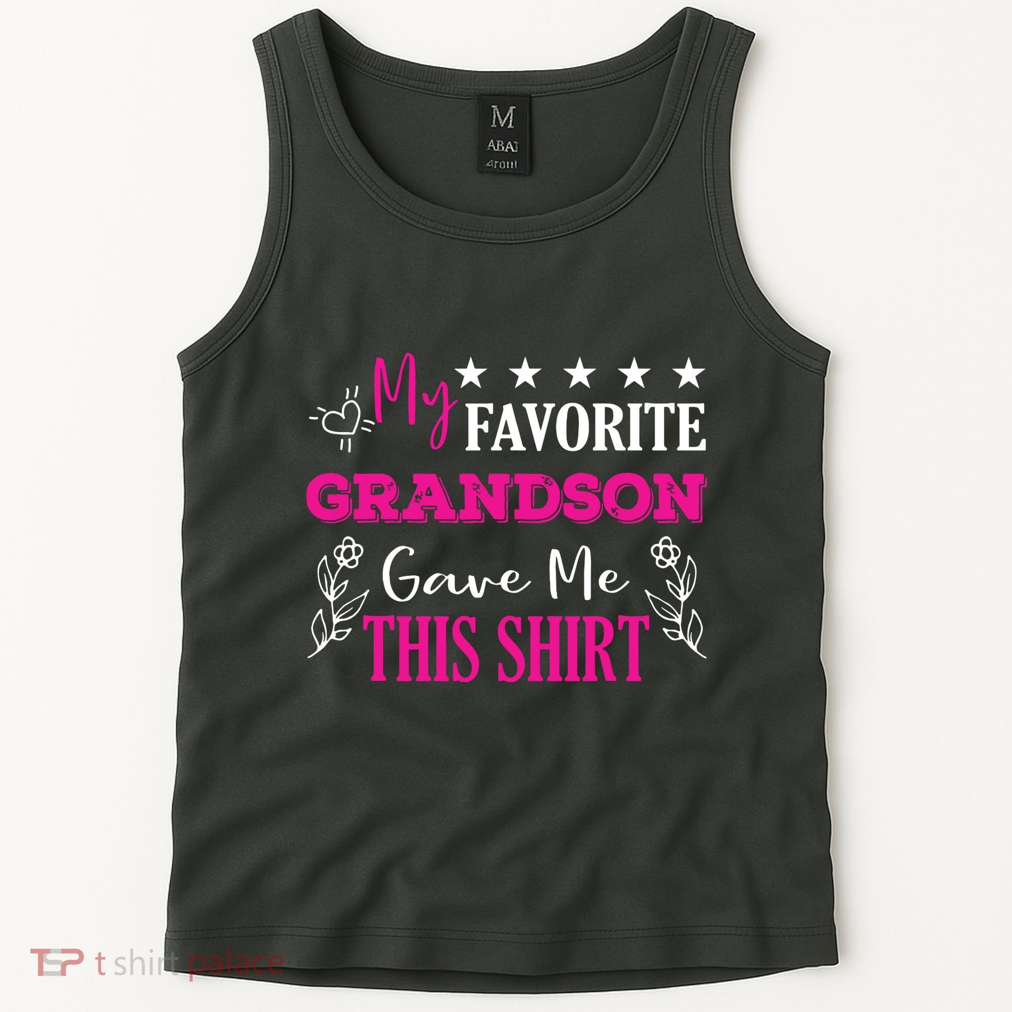 My Favorite Grandson Gave Me This Gift Grandparents Tank Top