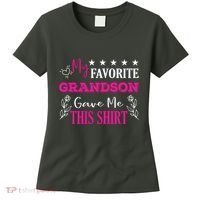 My Favorite Grandson Gave Me This Gift Grandparents Women's T-Shirt thumb 0