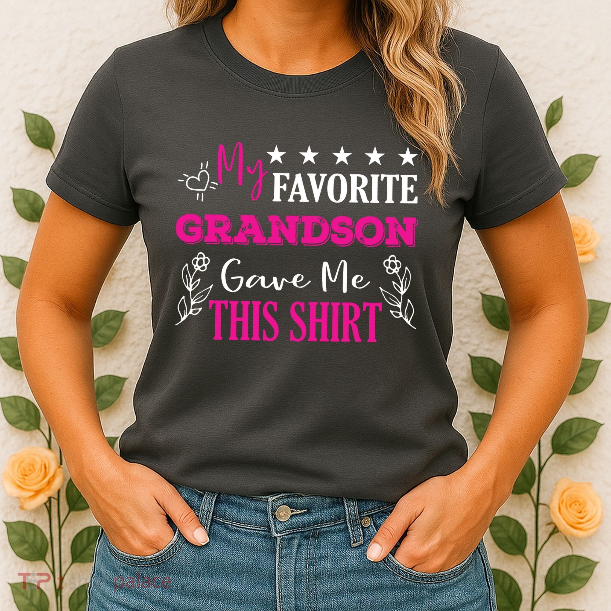 My Favorite Grandson Gave Me This Gift Grandparents Women's T-Shirt