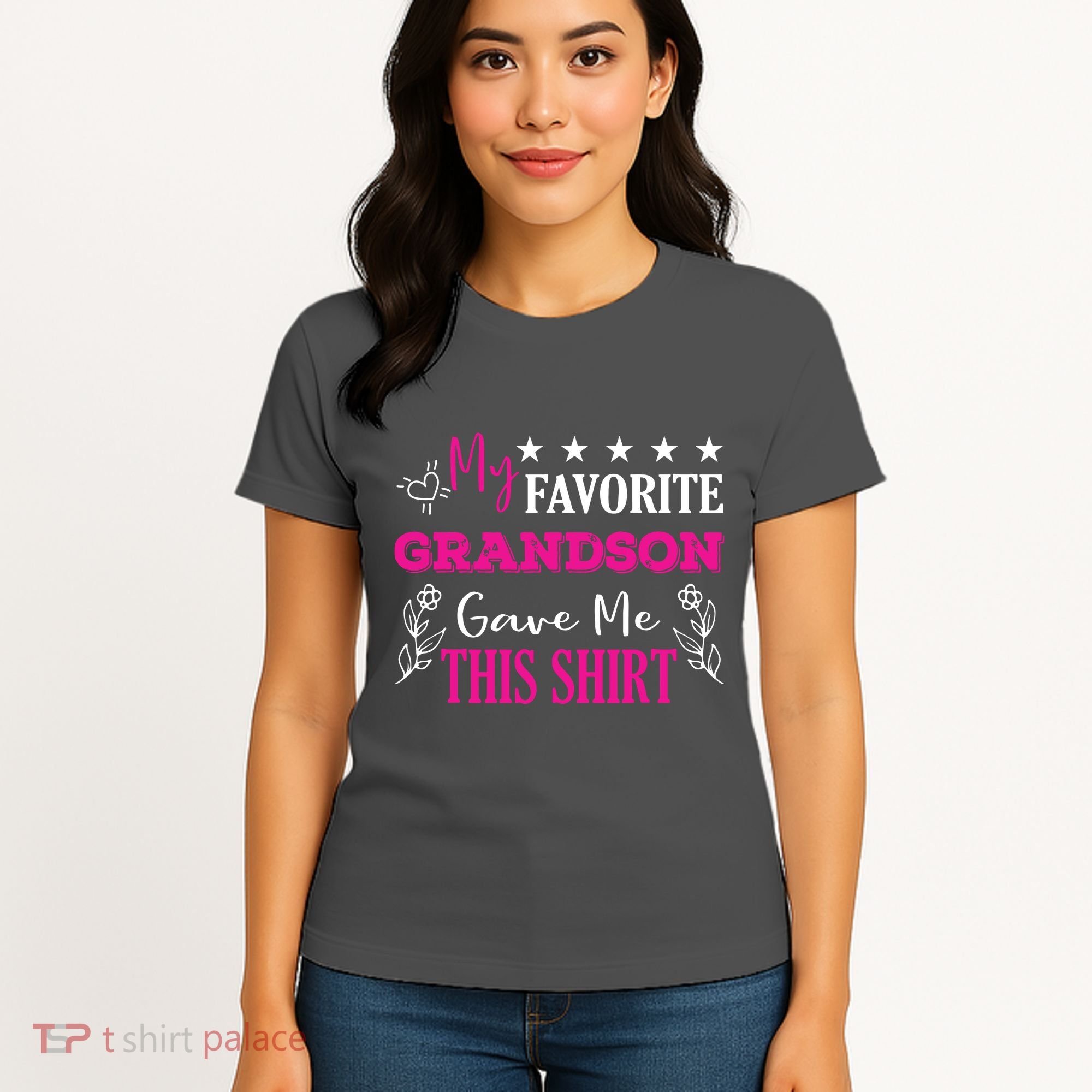 My Favorite Grandson Gave Me This Gift Grandparents Women's T-Shirt
