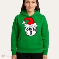 Matching Family Group Santa Hat 8 Hoodie thumb 5