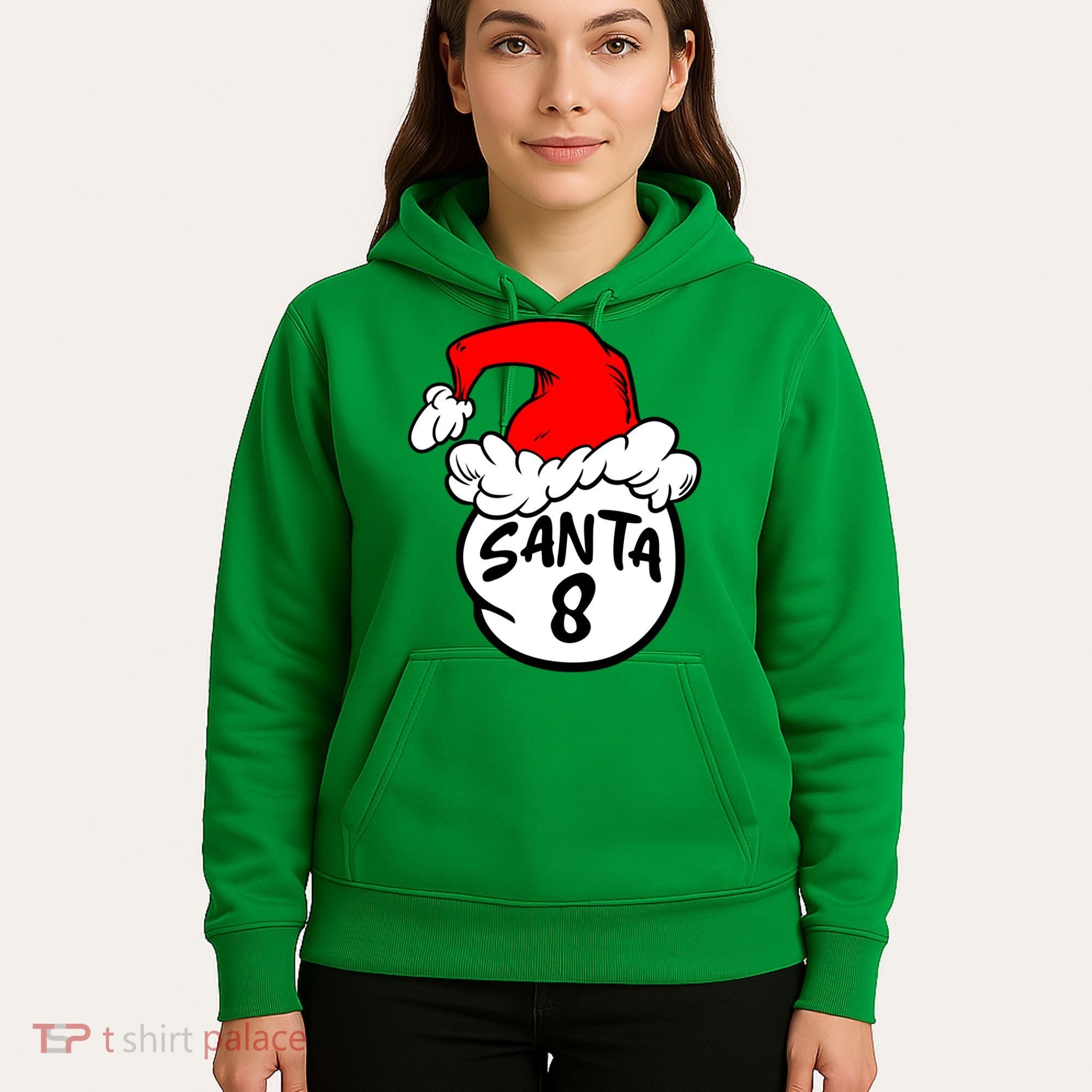 Matching Family Group Santa Hat 8 Hoodie