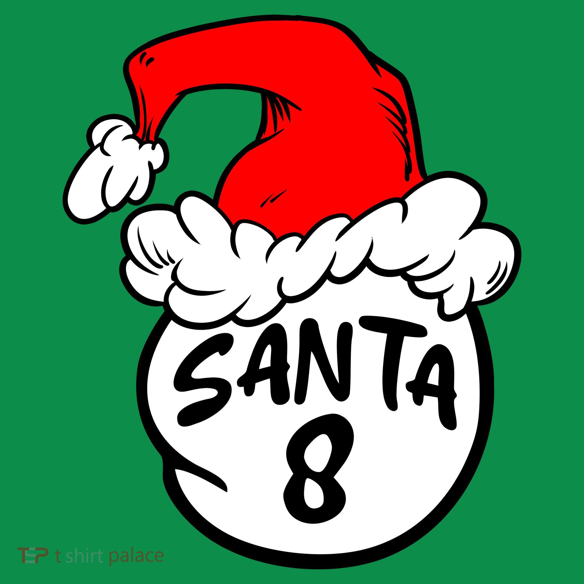 Matching Family Group Santa Hat 8 Long Sleeve Shirt