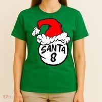 Matching Family Group Santa Hat 8 T-Shirt thumb 4