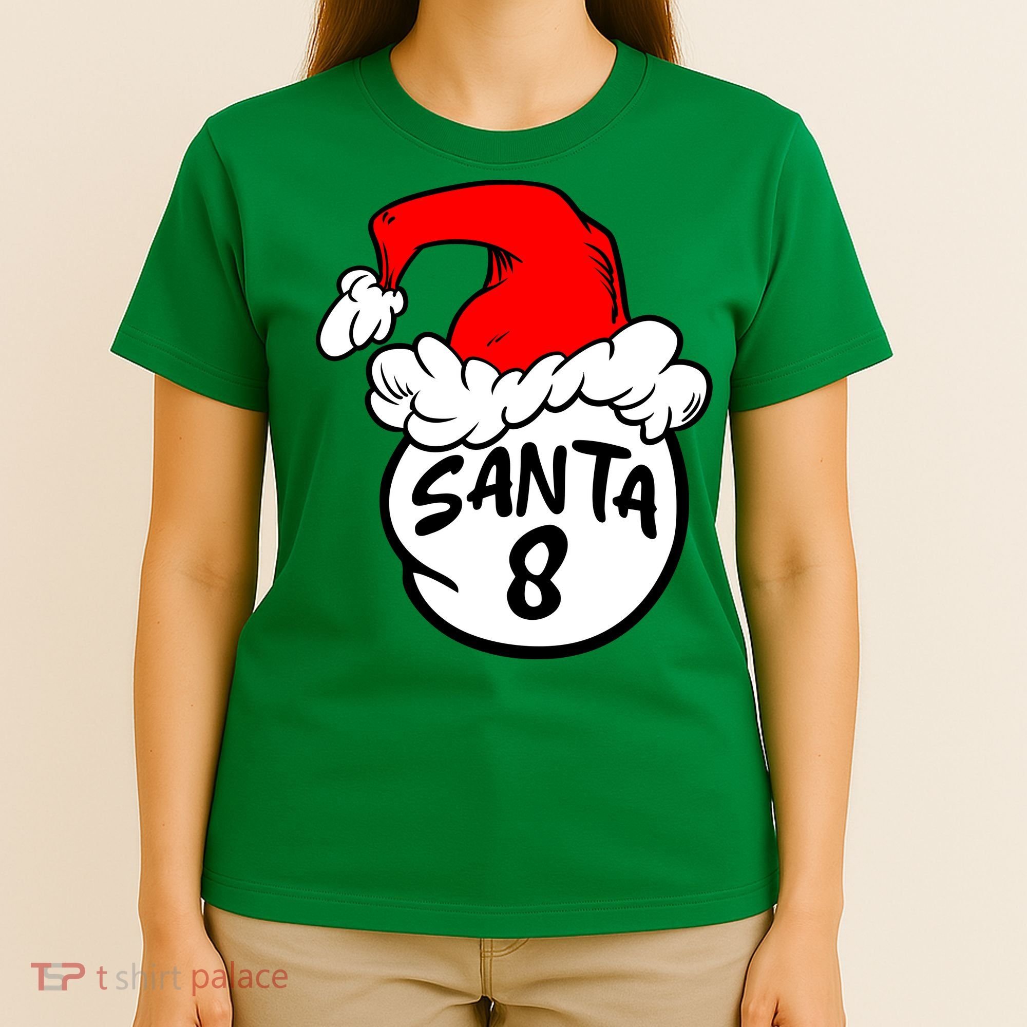 Matching Family Group Santa Hat 8 T-Shirt