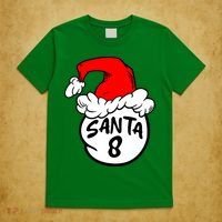 Matching Family Group Santa Hat 8 T-Shirt thumb 5