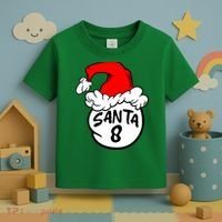 Matching Family Group Santa Hat 8 Toddler T-Shirt thumb 3