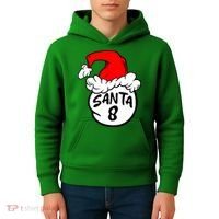 Matching Family Group Santa Hat 8 Kids Hoodie thumb 4