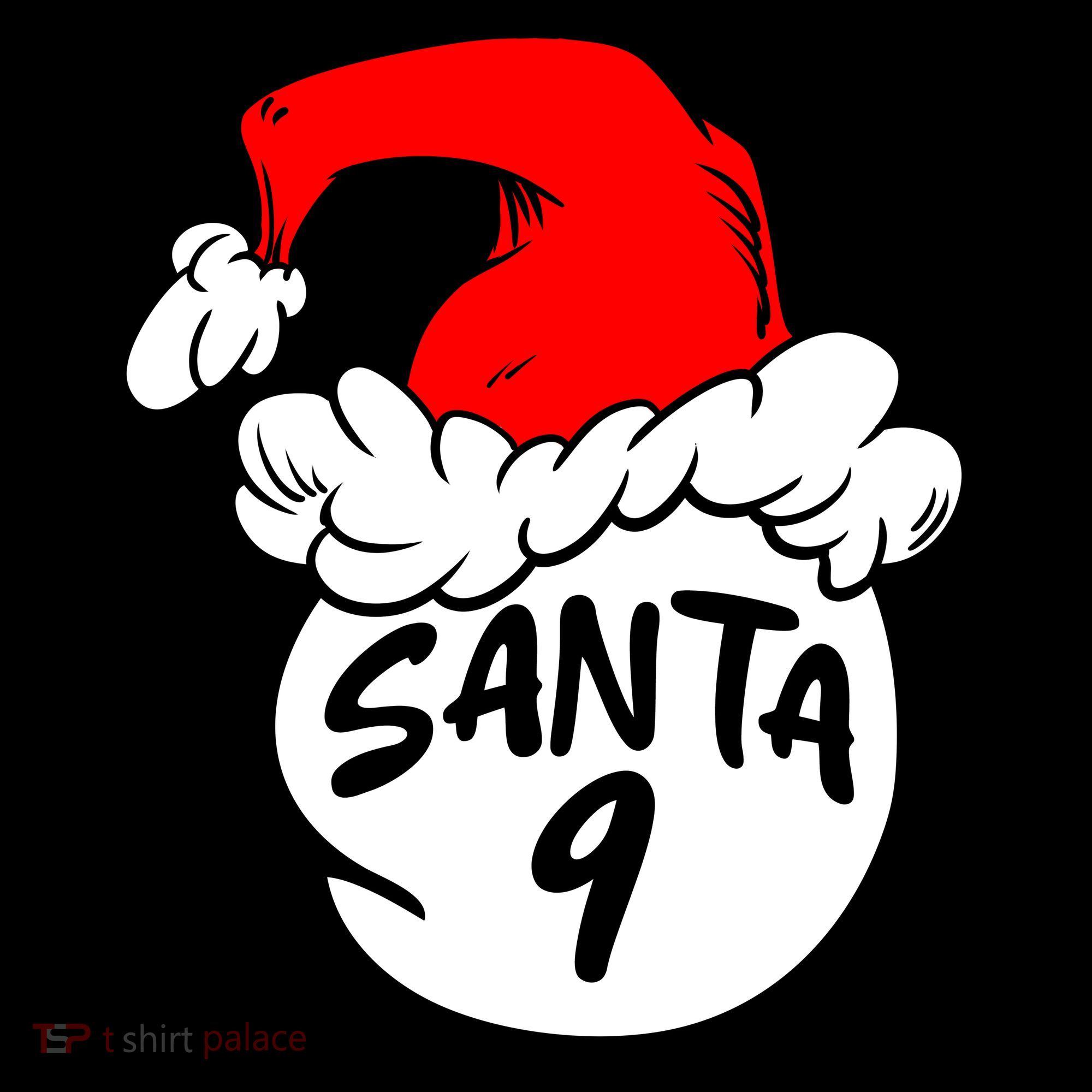 Matching Family Group Santa Hat 9 Women's Hoodie